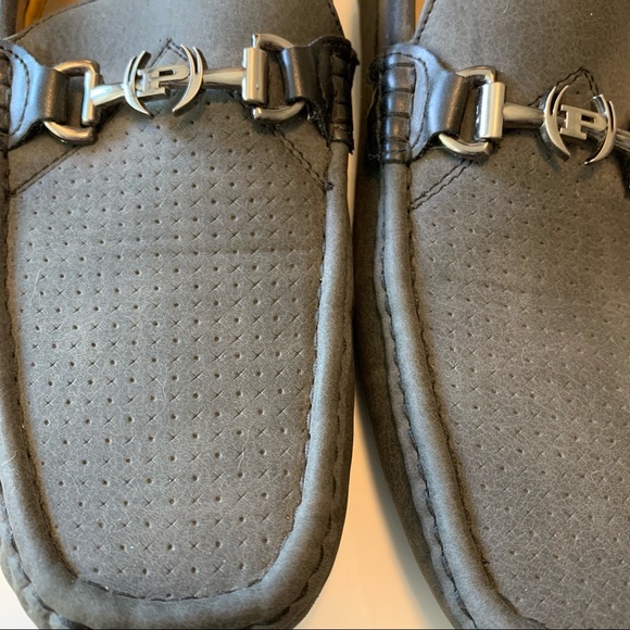 PHAT FARM Comfort Tech Gray Driving Casual Loafers - Picture 2 of 8